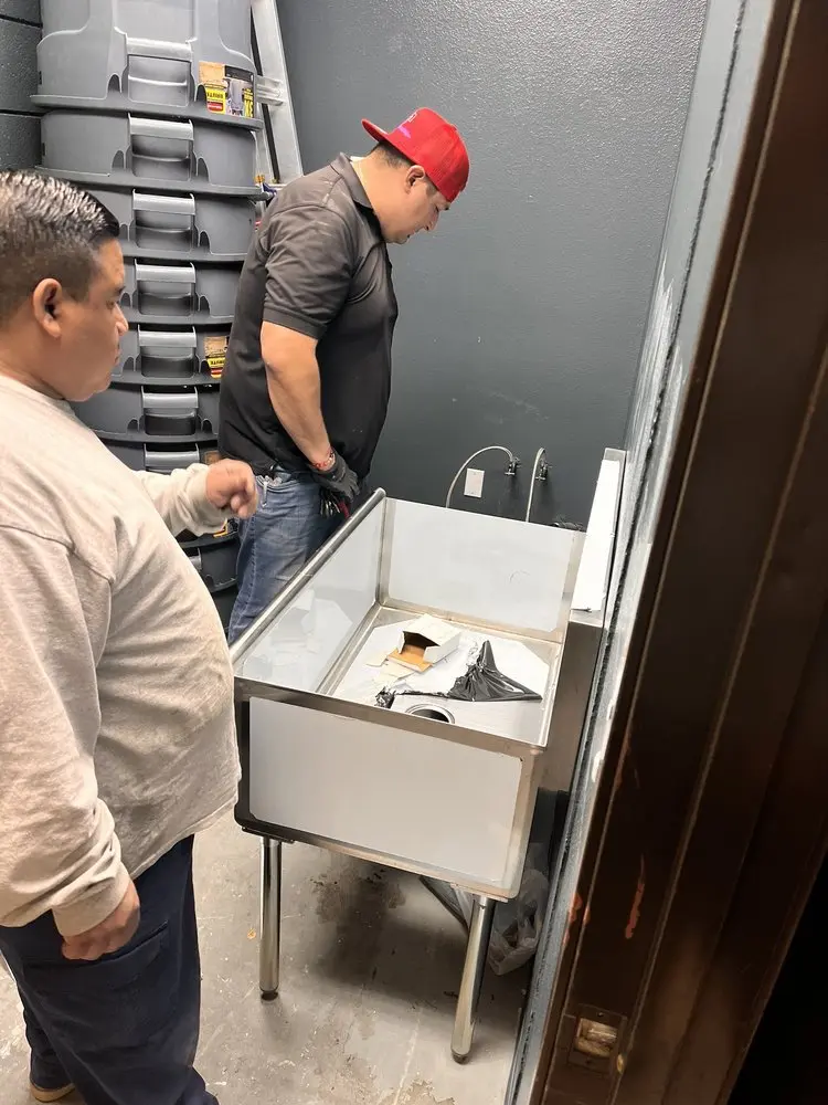 Commercial plumbing and sink installation in Avenues West